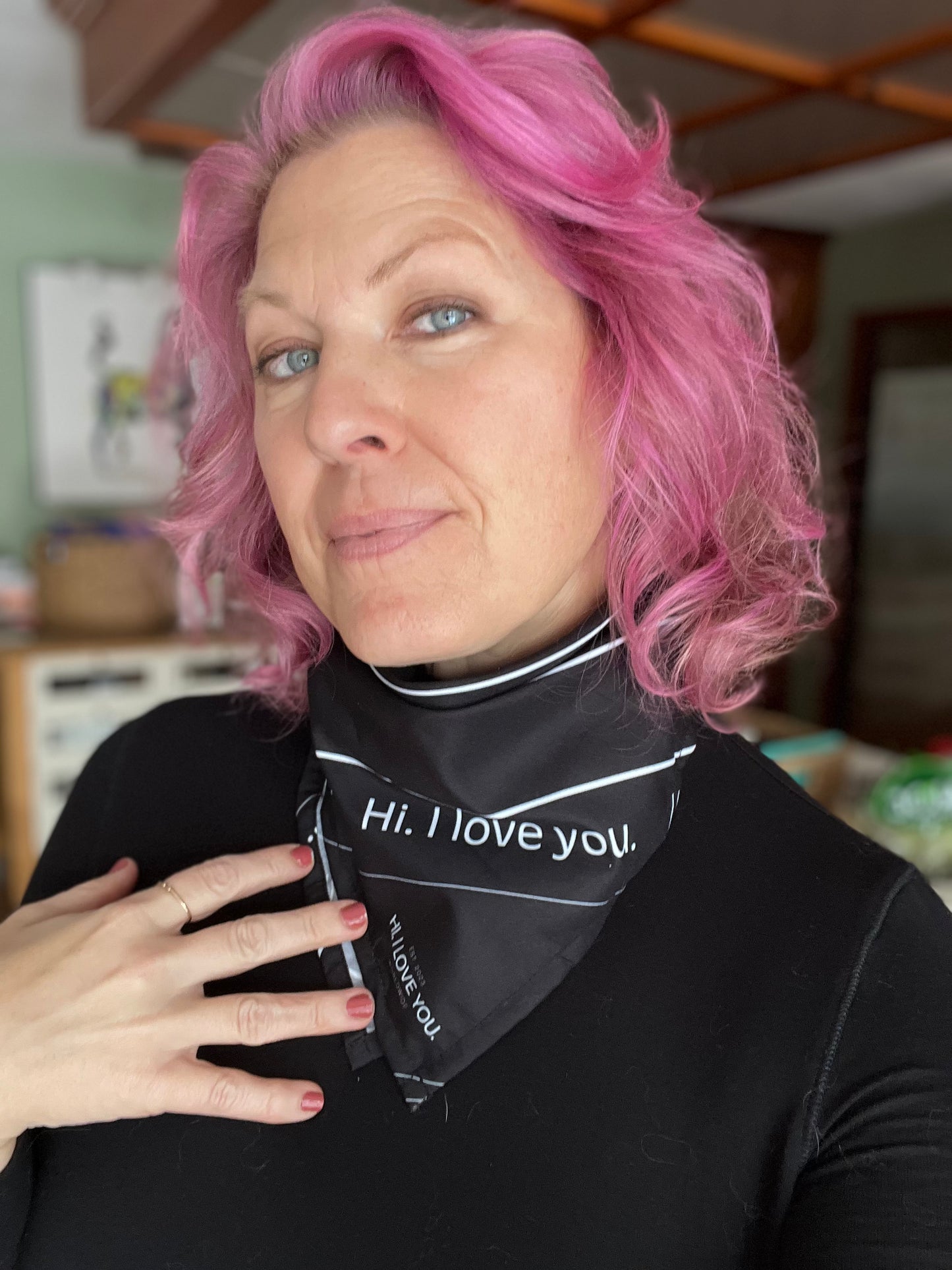 All-over print bandana