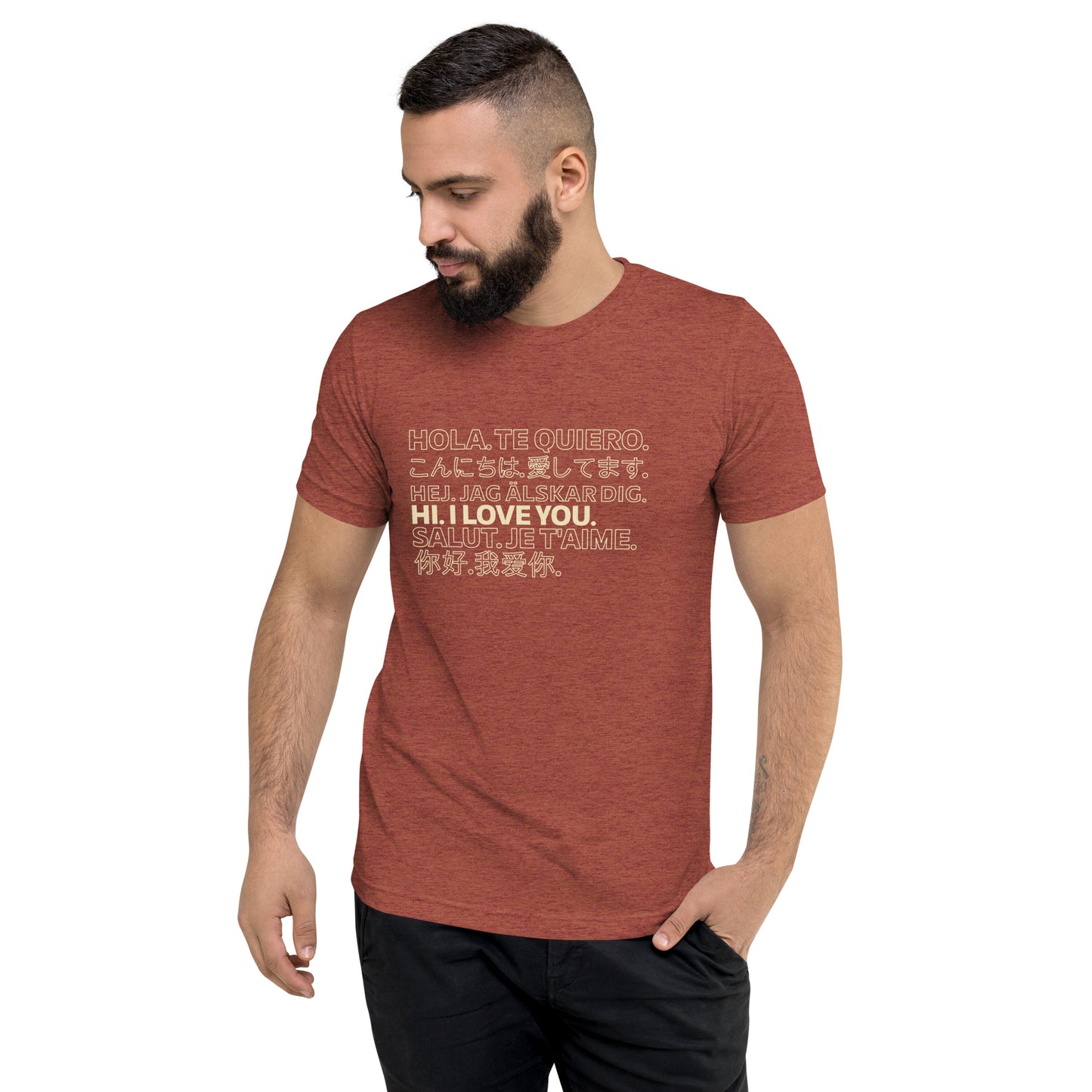 Love in Any Language Short sleeve t-shirt