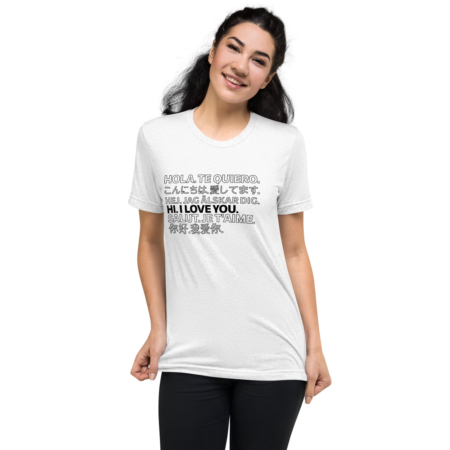Love in Any Language Short sleeve t-shirt