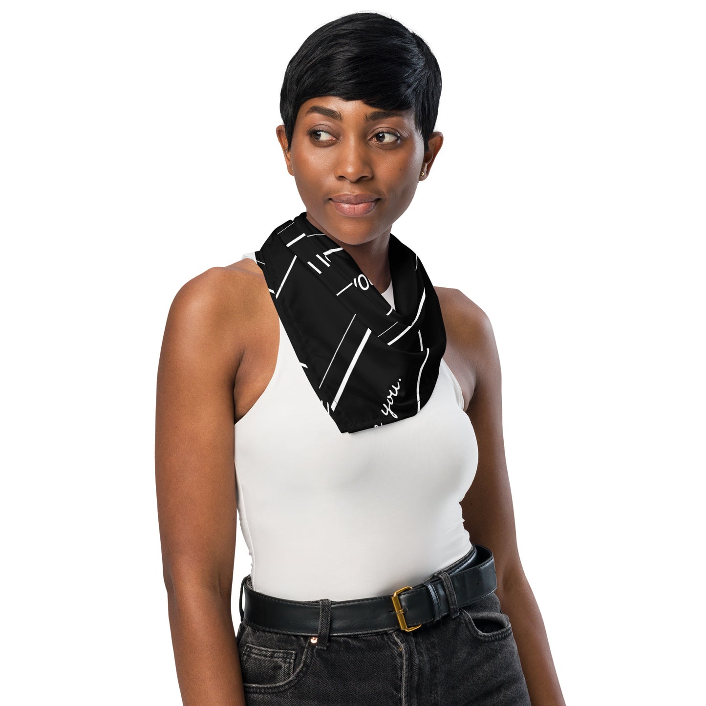 All-over print bandana